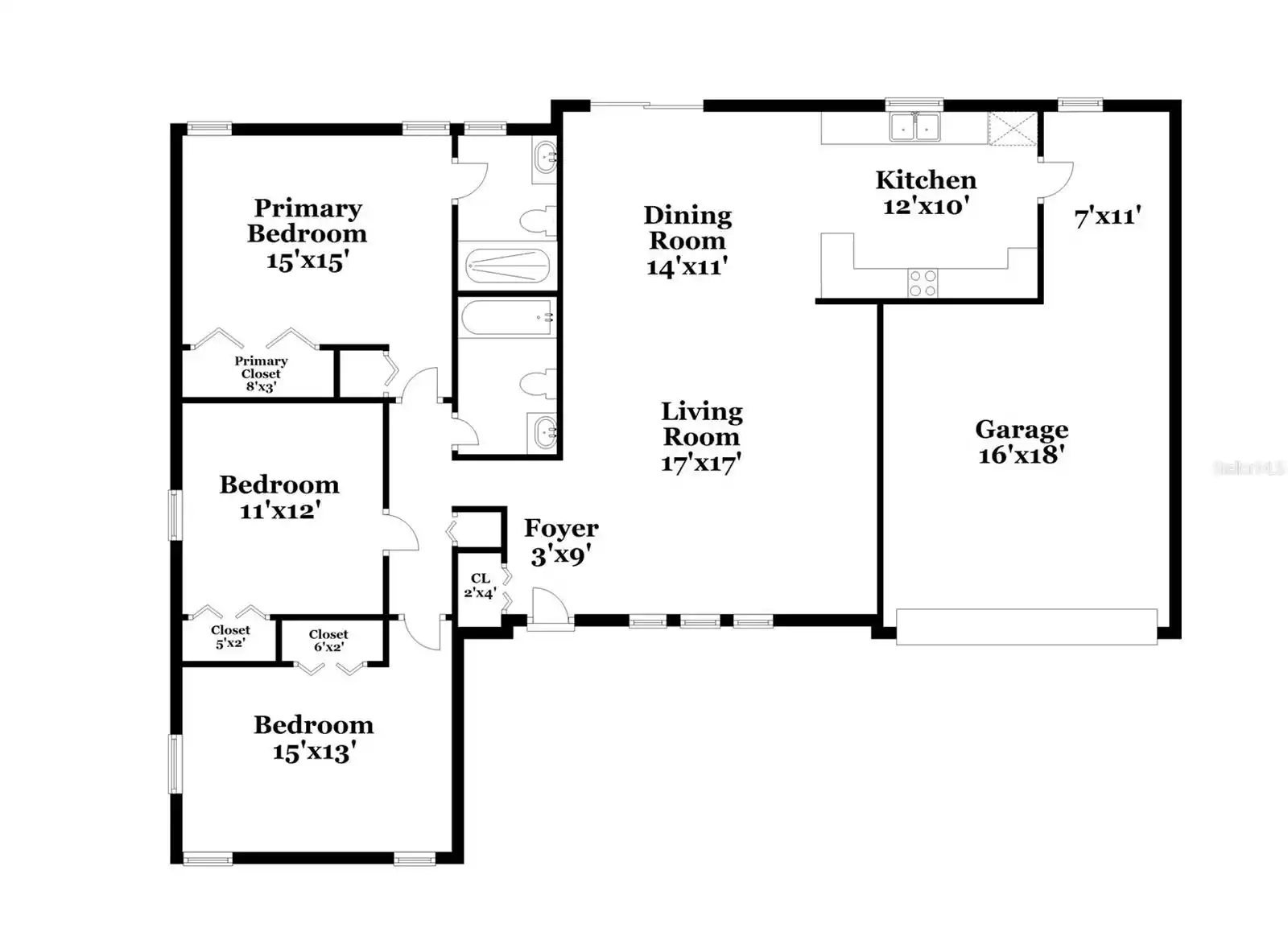 335 BUTTONWOOD DRIVE, KISSIMMEE, Florida 34743, 3 Bedrooms Bedrooms, ,2 BathroomsBathrooms,Residential Lease,For Rent,BUTTONWOOD,0,MFRO6256474