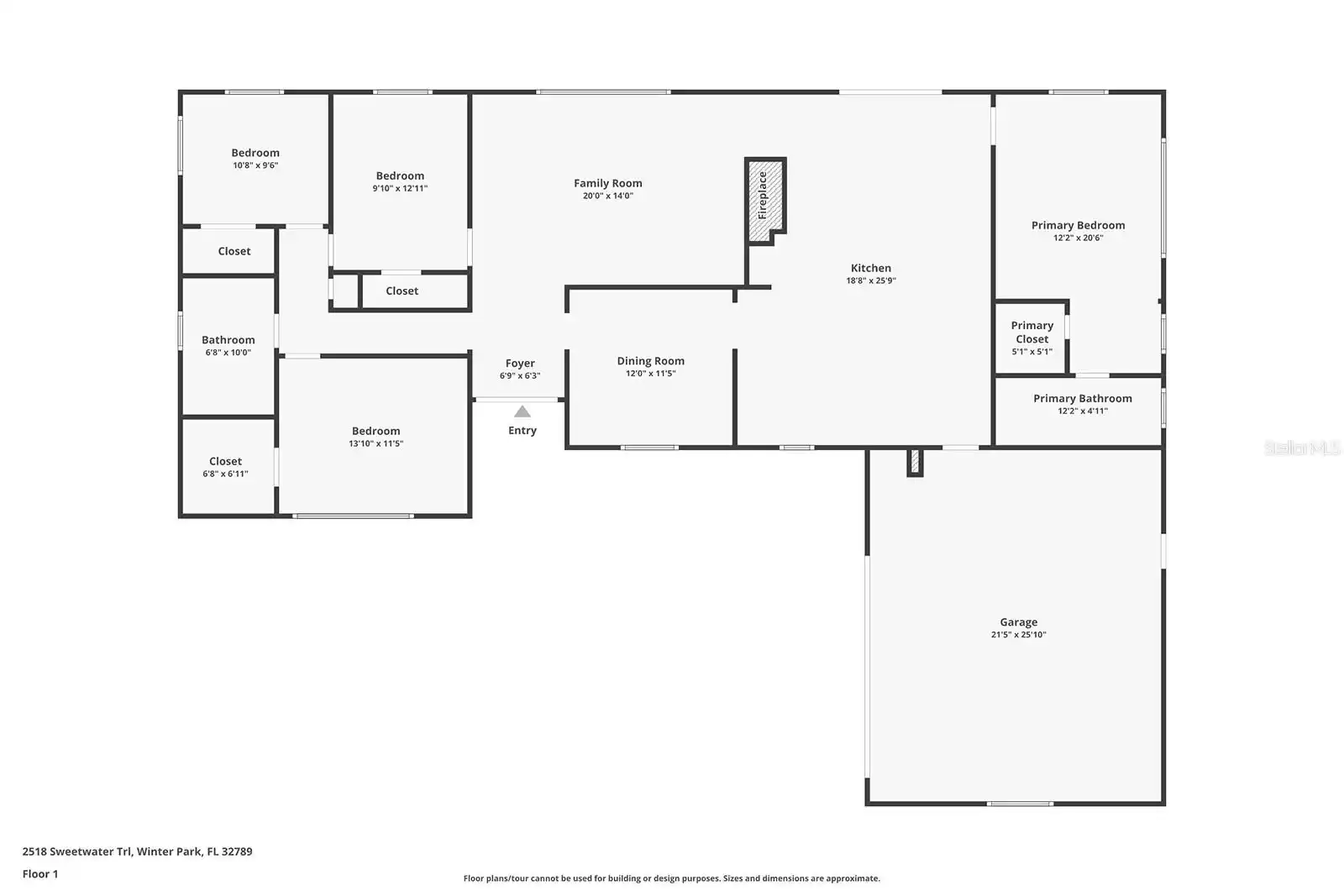 2518 SWEETWATER TRAIL, WINTER PARK, Florida 32789, 4 Bedrooms Bedrooms, ,2 BathroomsBathrooms,Residential,For Sale,SWEETWATER,MFRO6255305