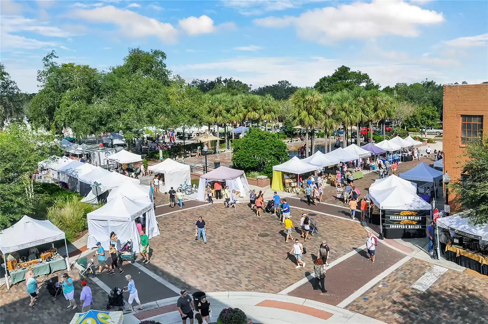 Amazing farmers market every Saturday morning all year long.