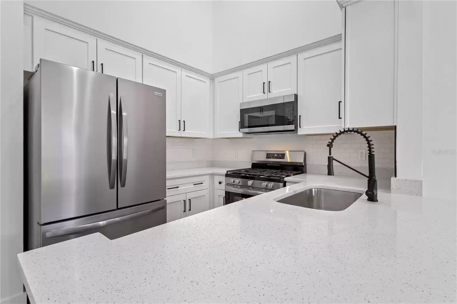 High ceiling kitchen