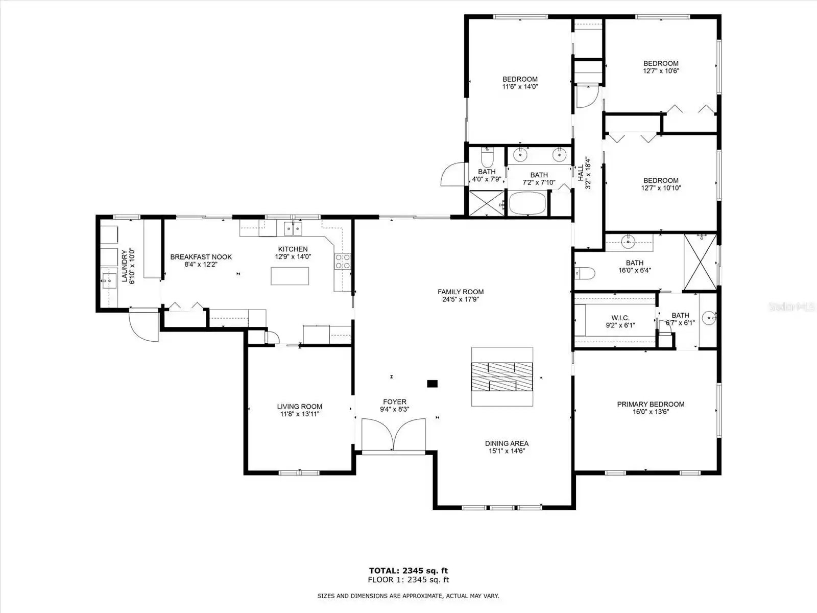 Floorplan with dimensions