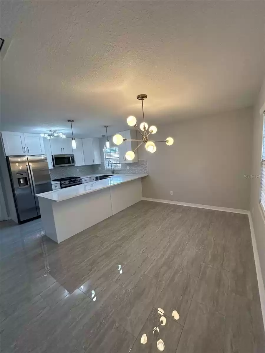 Dining Area and Bar Counter