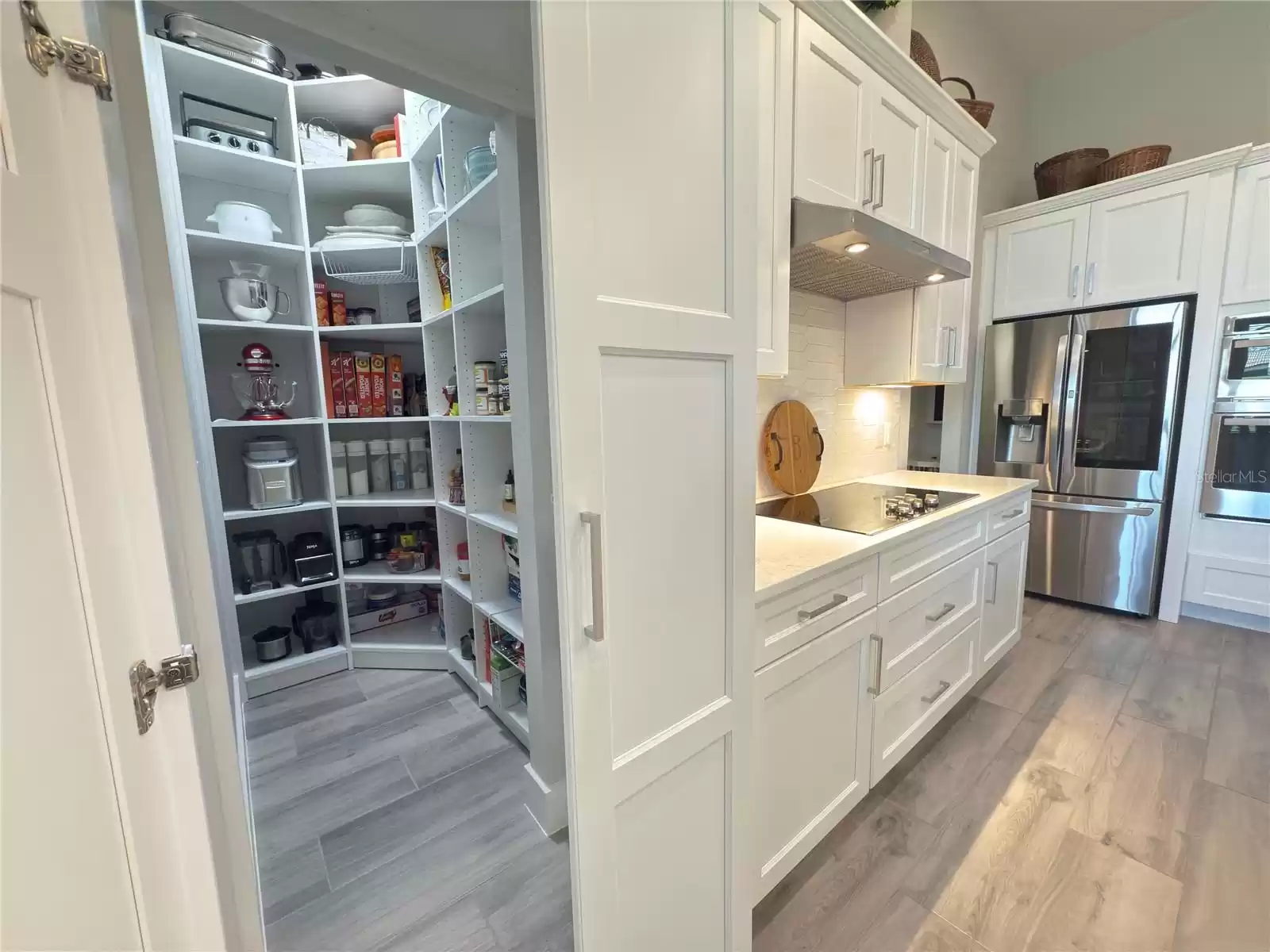 hidden walk-in pantry