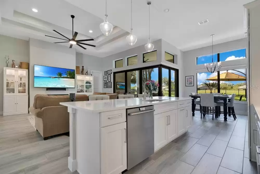 Kitchen - open family room