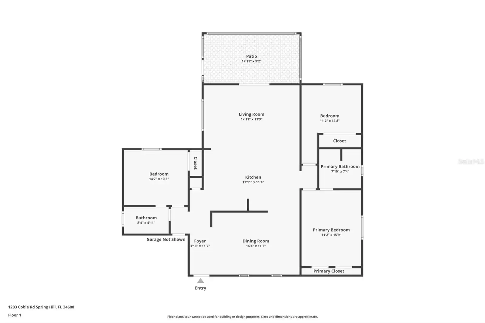 1283 COBLE ROAD, SPRING HILL, Florida 34608, 3 Bedrooms Bedrooms, ,2 BathroomsBathrooms,Residential,For Sale,COBLE,MFRTB8321393