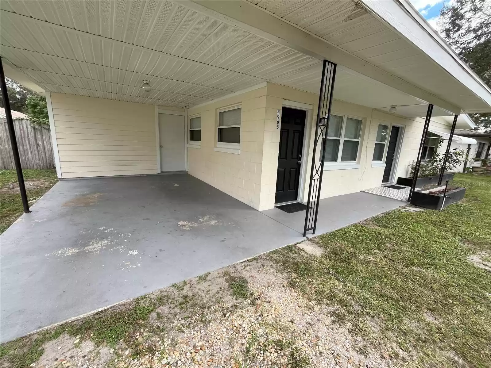 Carport and Front Patio