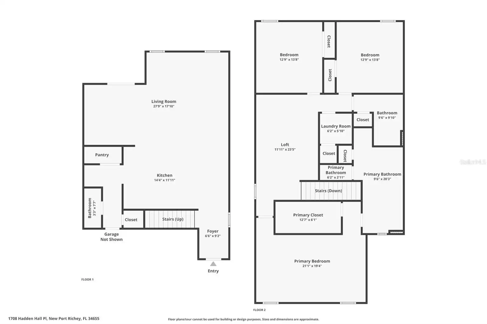 1708 HADDEN HALL PLACE, TRINITY, Florida 34655, 3 Bedrooms Bedrooms, ,2 BathroomsBathrooms,Residential,For Sale,HADDEN HALL,MFRO6258484