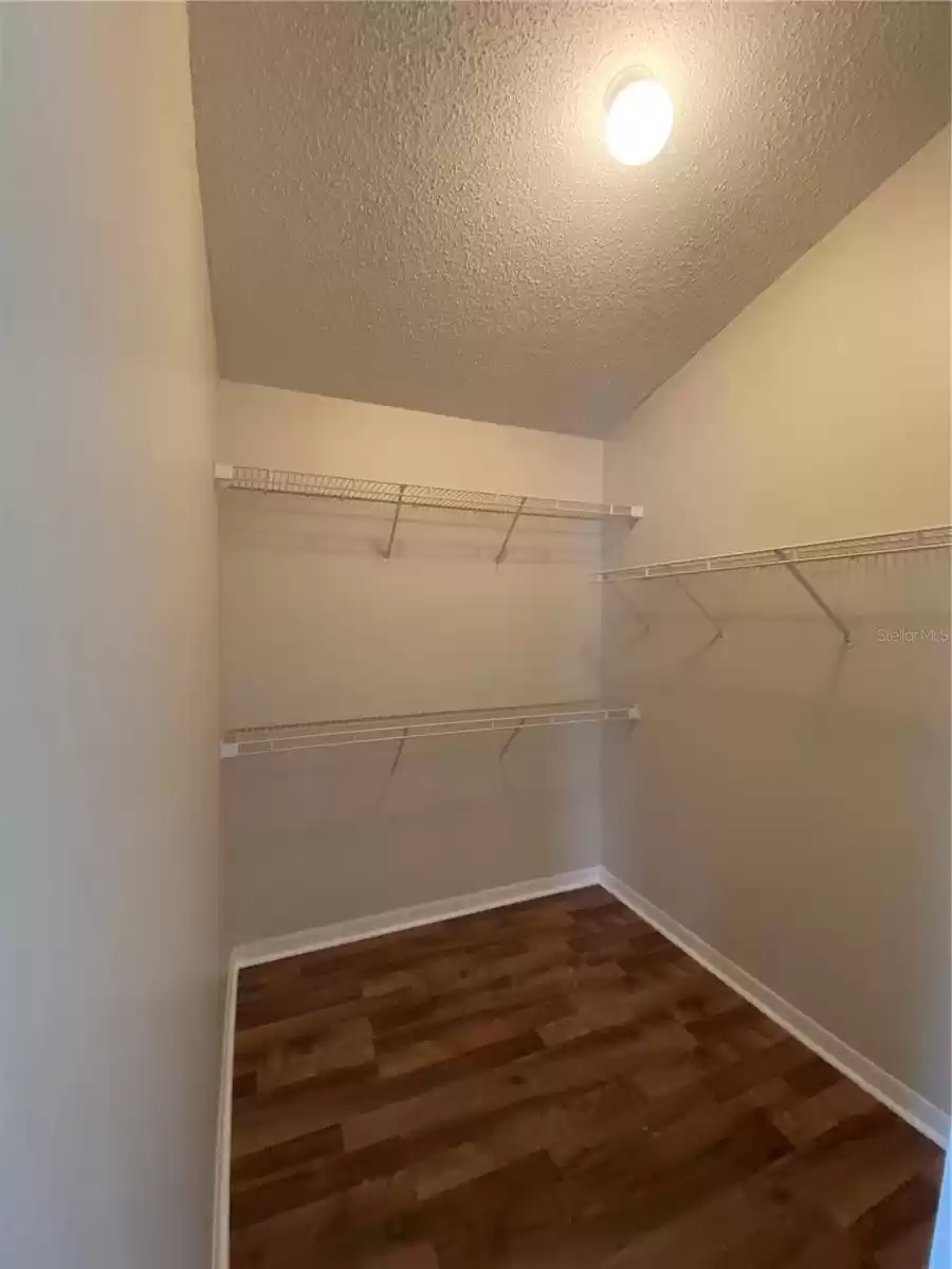 Interior of Master Bedroom Closet