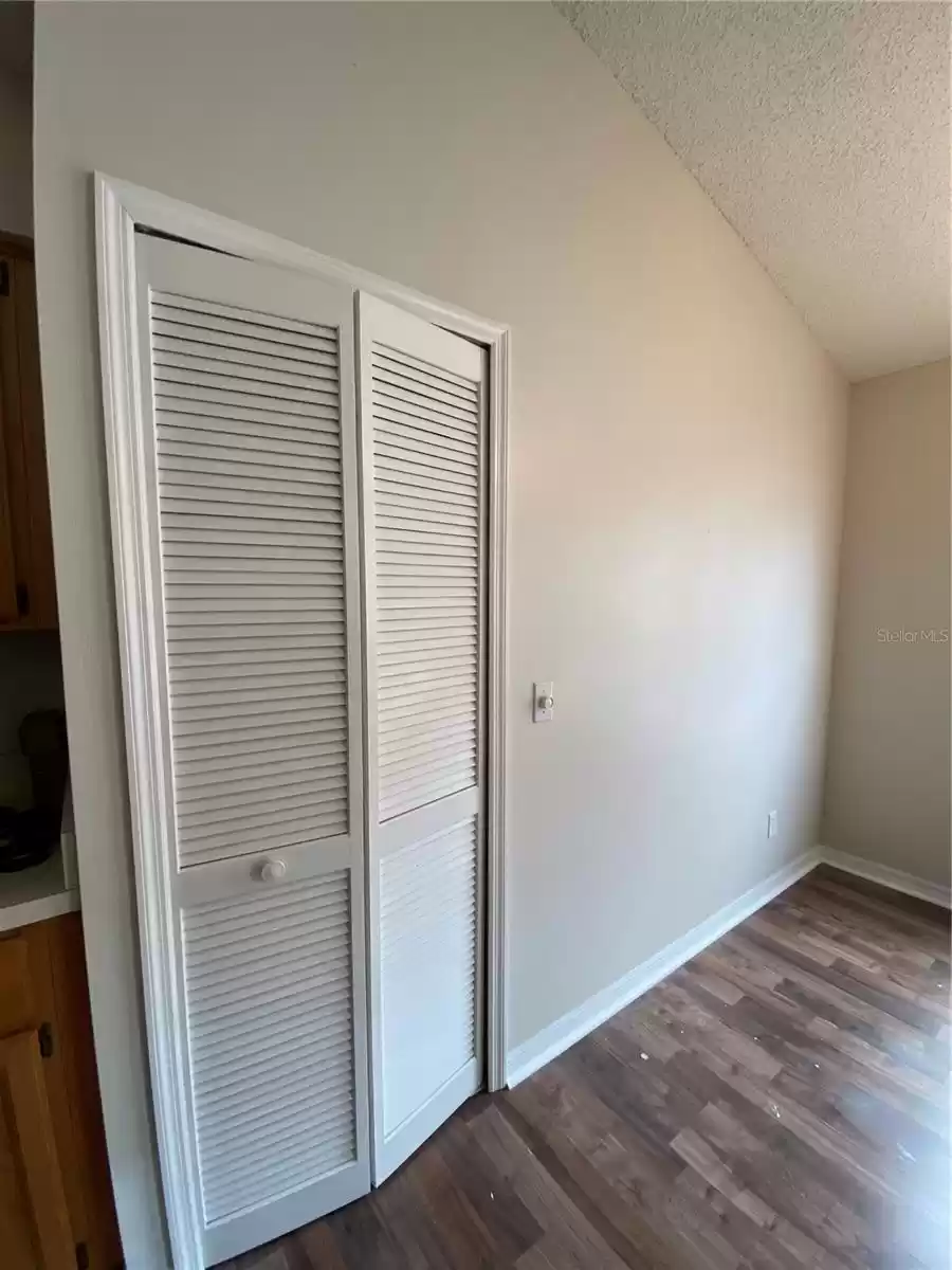 Kitchen Pantry Exterior (Paint on floor has been removed)