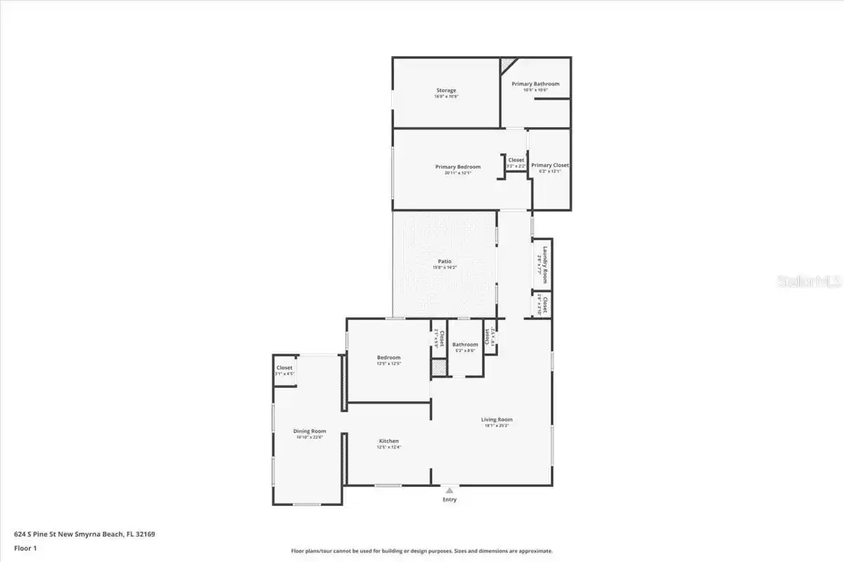 624 PINE STREET, NEW SMYRNA BEACH, Florida 32169, 2 Bedrooms Bedrooms, ,2 BathroomsBathrooms,Residential,For Sale,PINE,MFRNS1083011