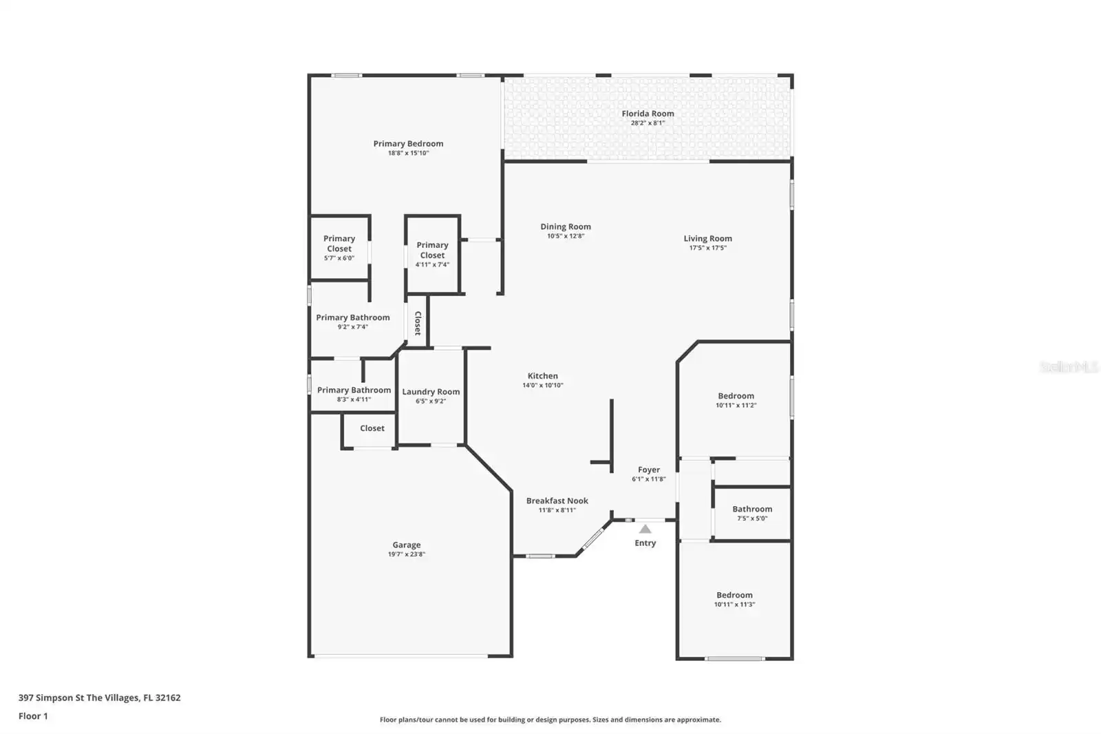 397 SIMPSON STREET, THE VILLAGES, Florida 32162, 3 Bedrooms Bedrooms, ,2 BathroomsBathrooms,Residential,For Sale,SIMPSON,MFRG5089594