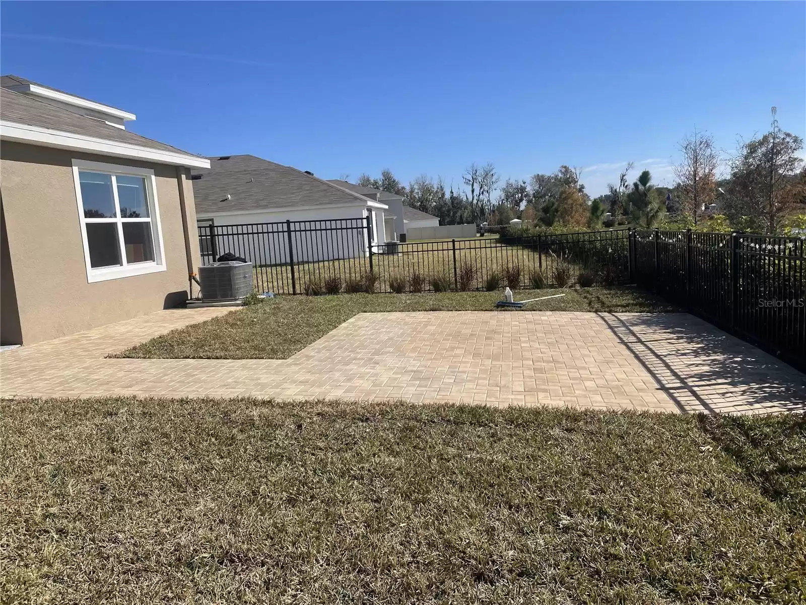 backyard and fence