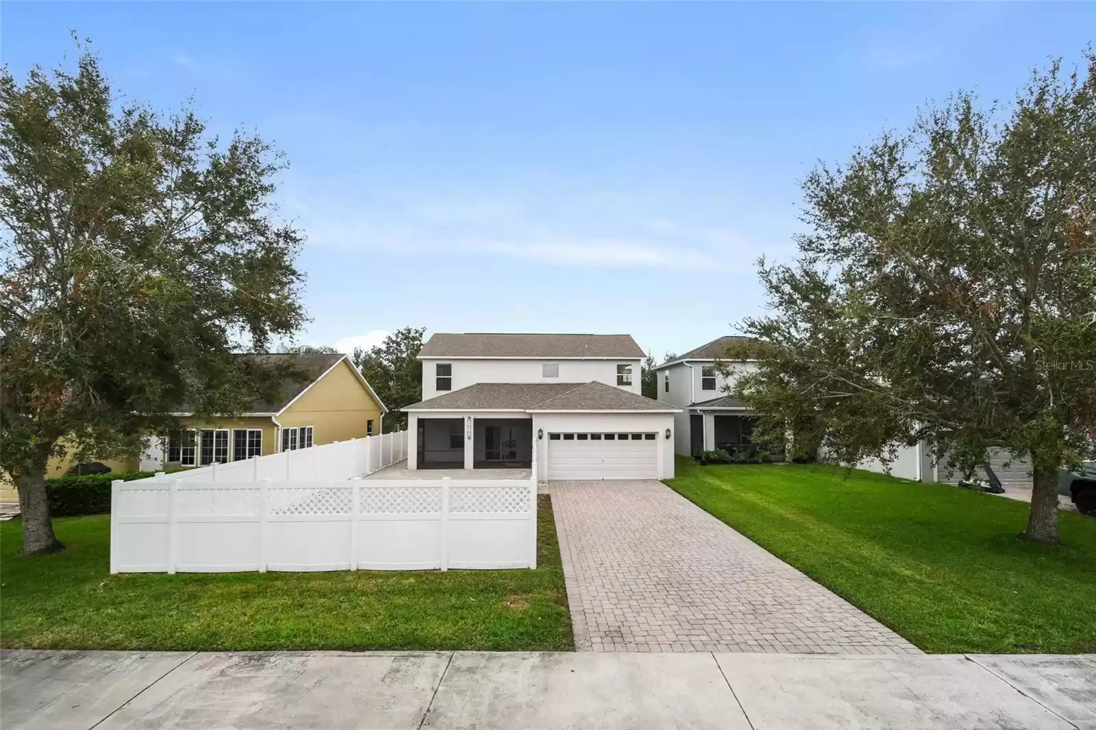 Generous and oversized driveway