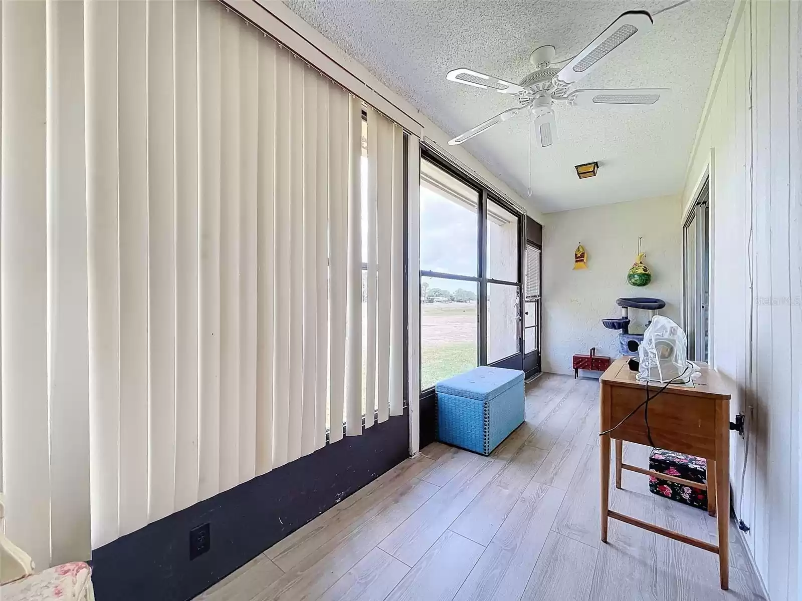 Glass Enclosed Patio with open views