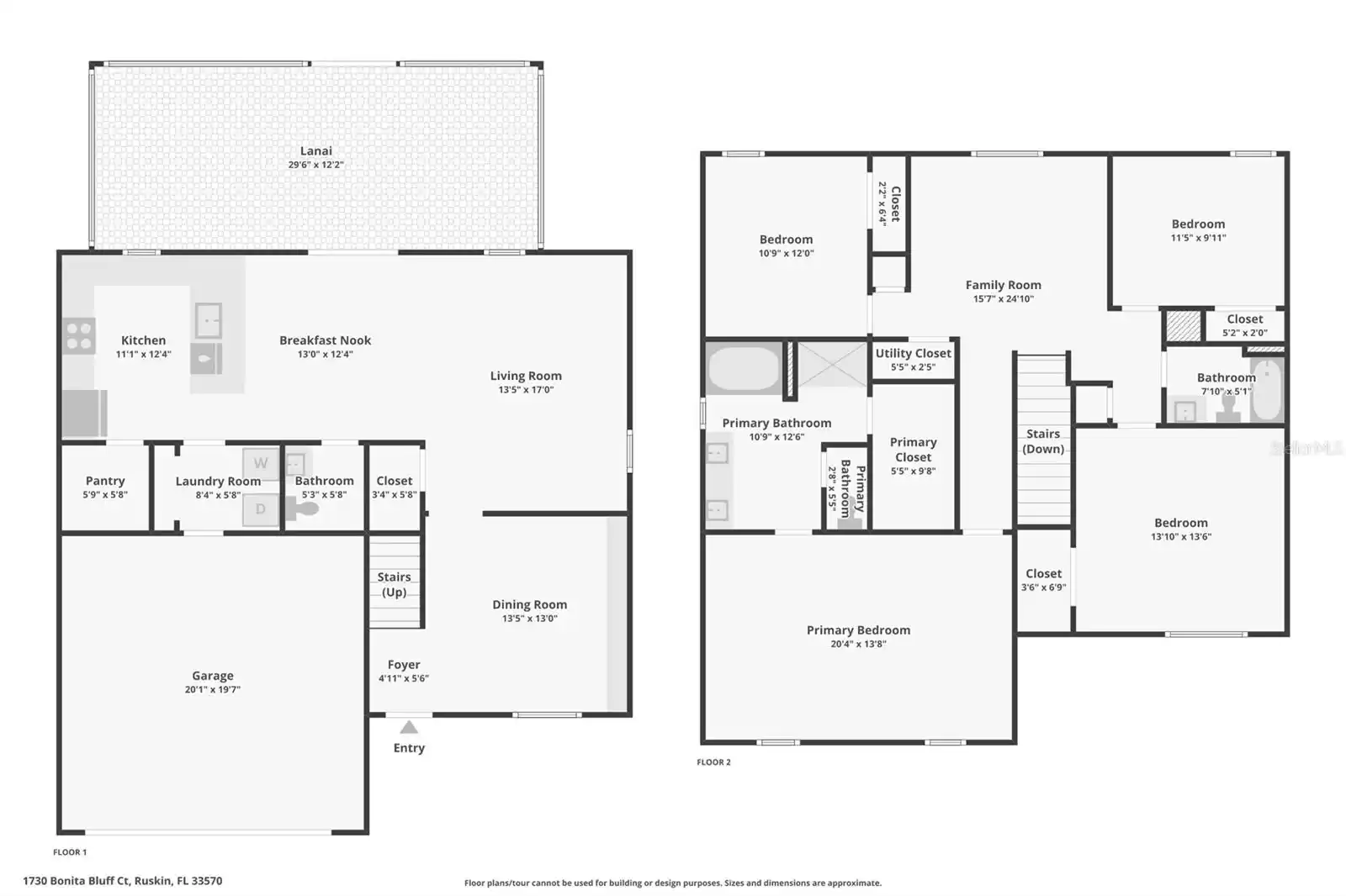 1730 BONITA BLUFF COURT, RUSKIN, Florida 33570, 4 Bedrooms Bedrooms, ,2 BathroomsBathrooms,Residential,For Sale,BONITA BLUFF,MFRTB8322419