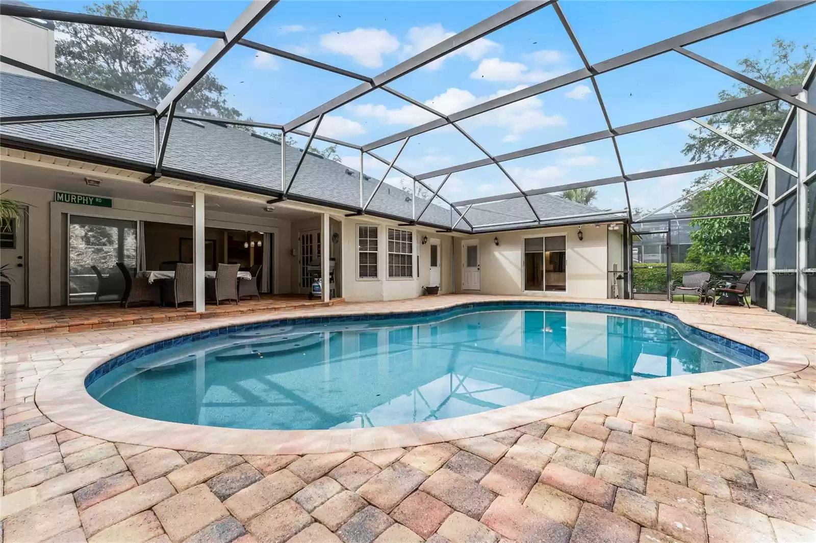 Remodeled Pool with Brick Pavers