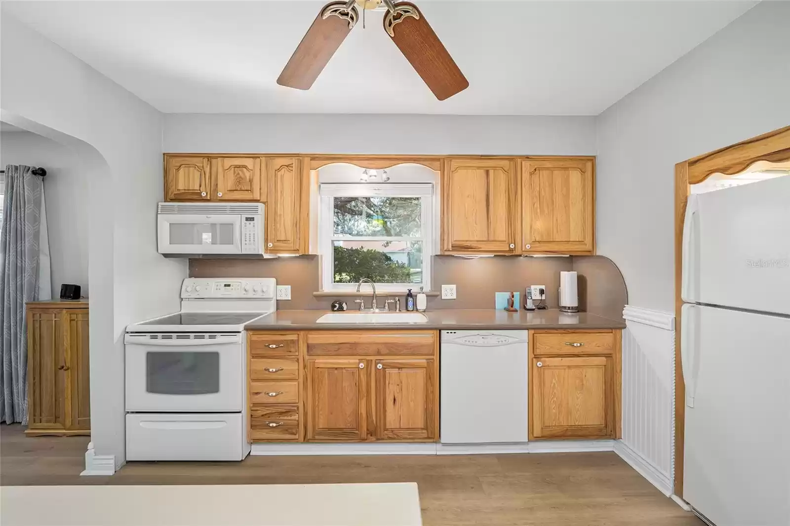 Solid Surface Countertops & Window to front yard