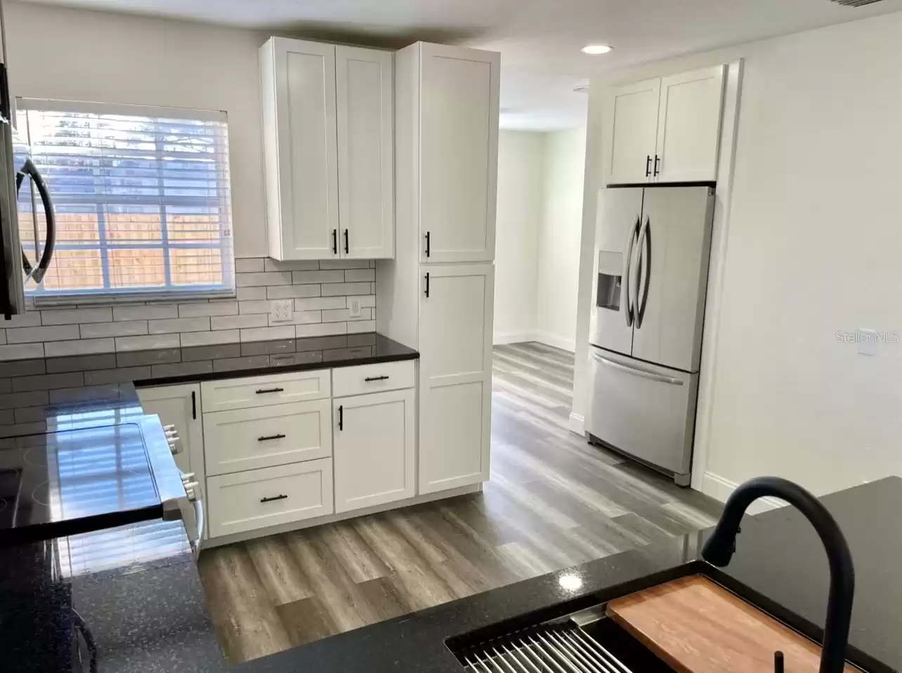 Kitchen view from dining area