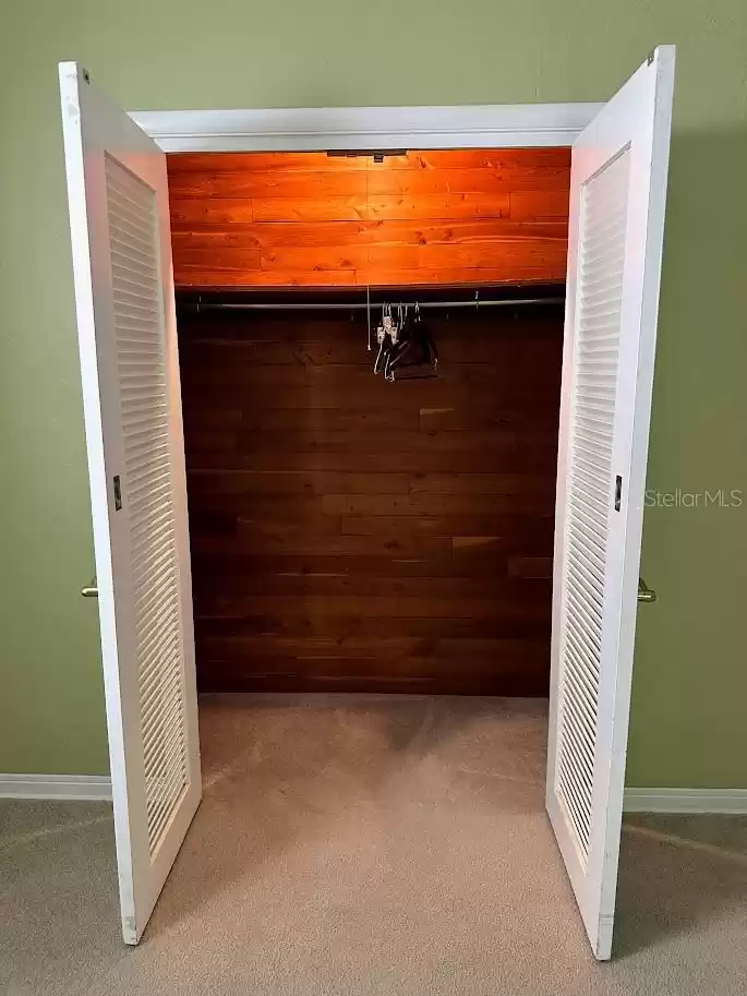 Cedar closet