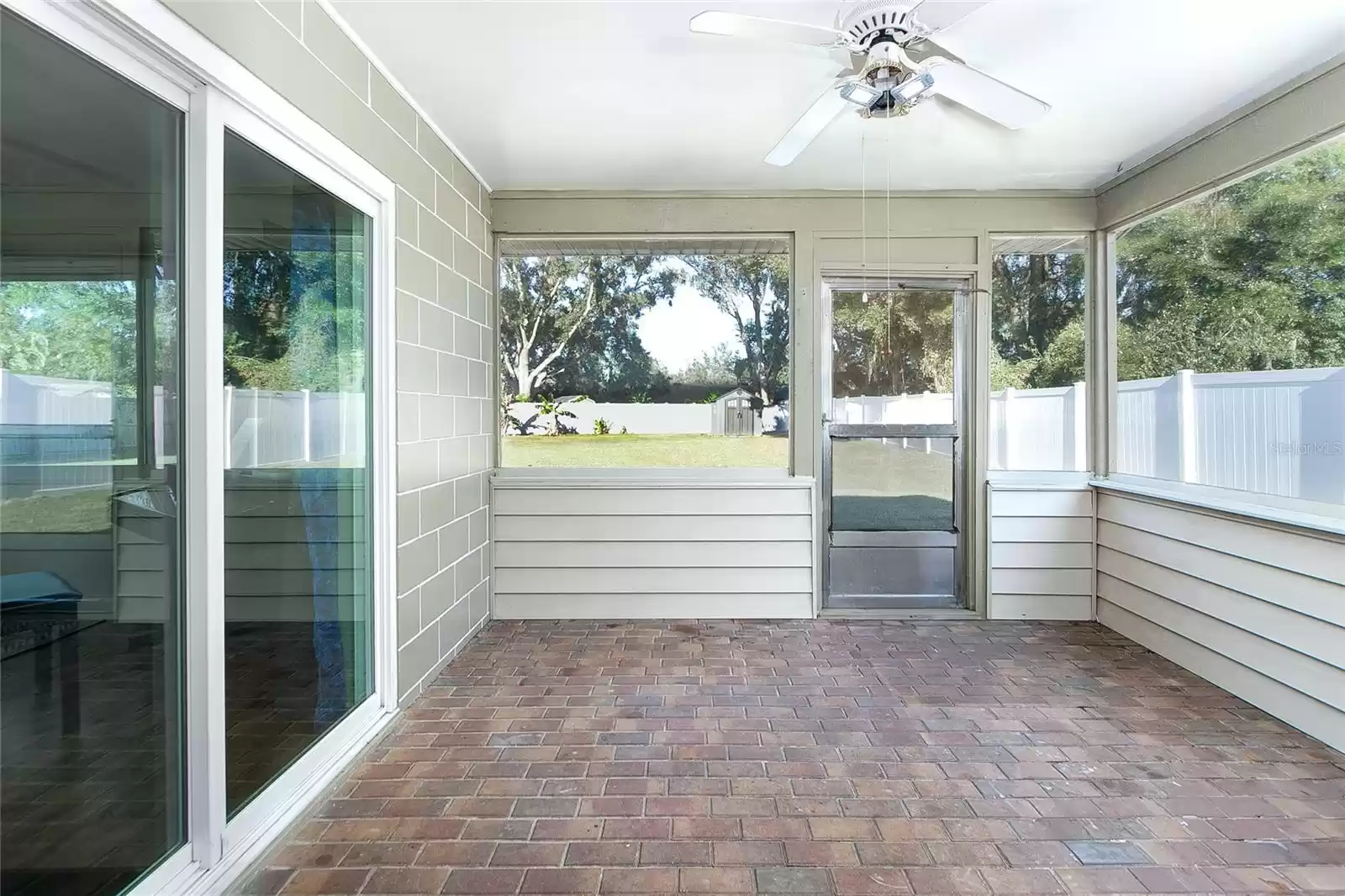 back screened porch