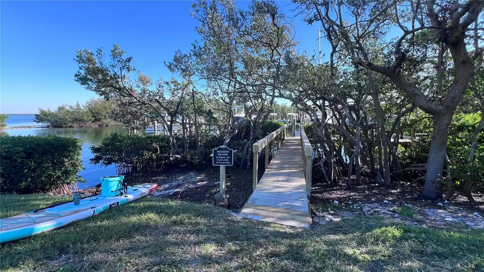 Entrance to dock