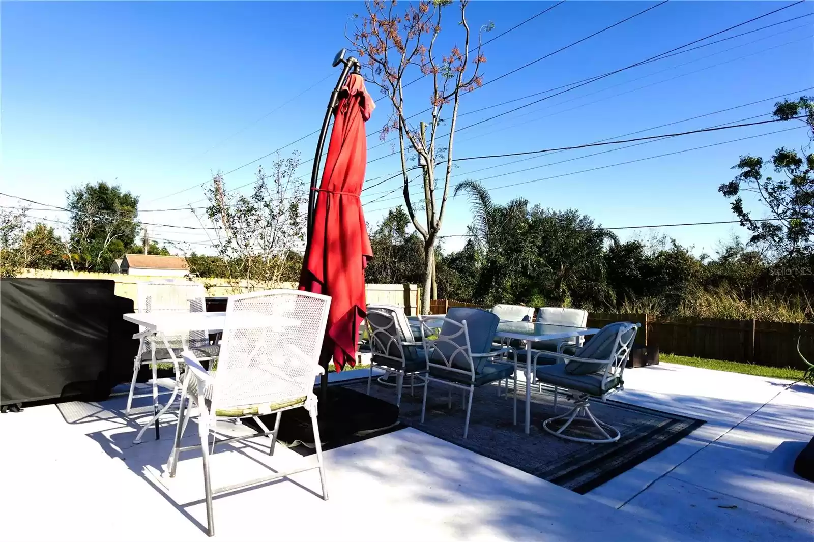 Pool & Tiered Patio Area