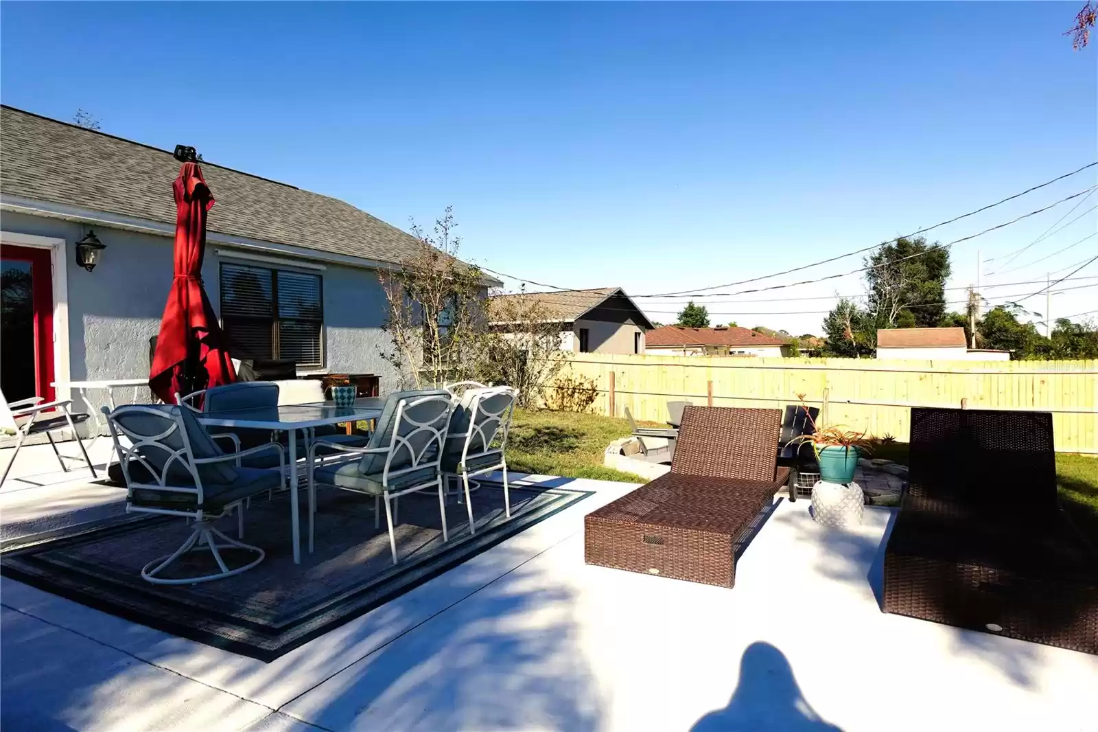 Pool & Tiered Patio Area