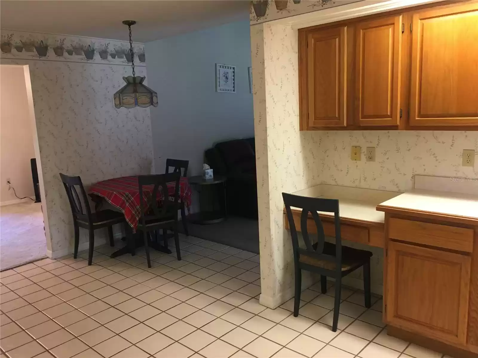 Dining Area and Desk in Kitchen