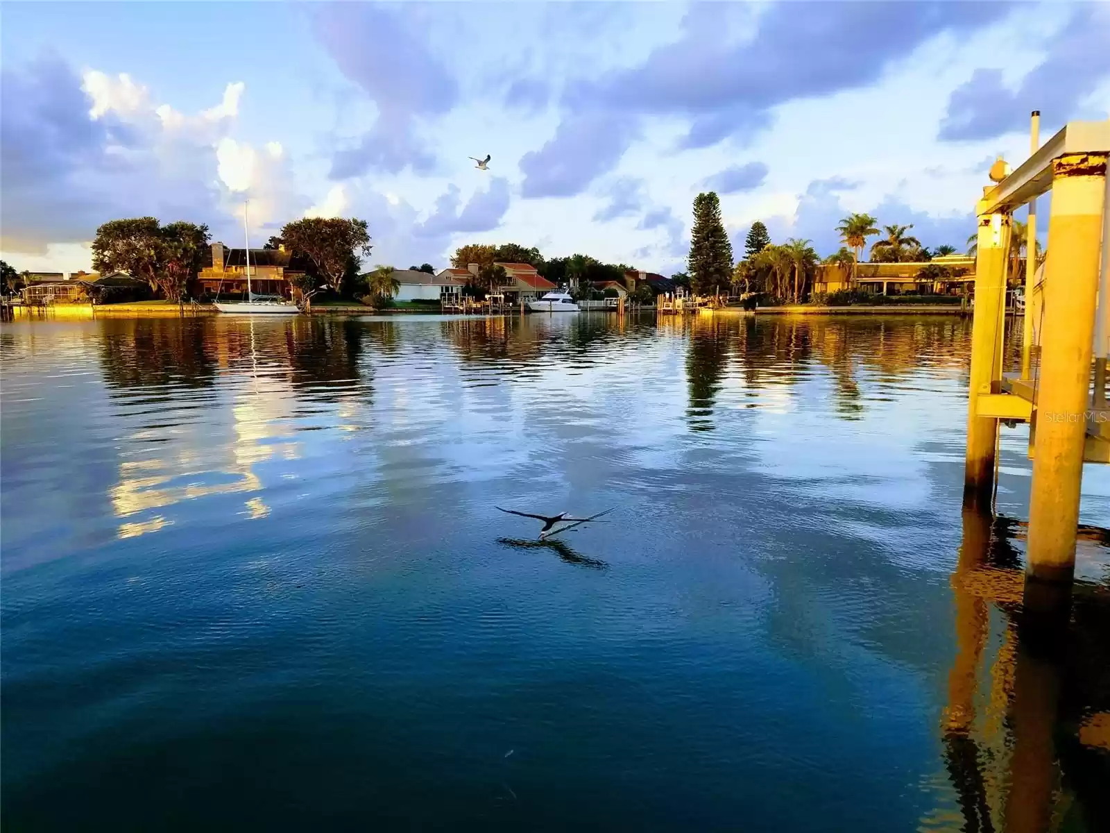 Morning views on the Boca Ciega Bay.